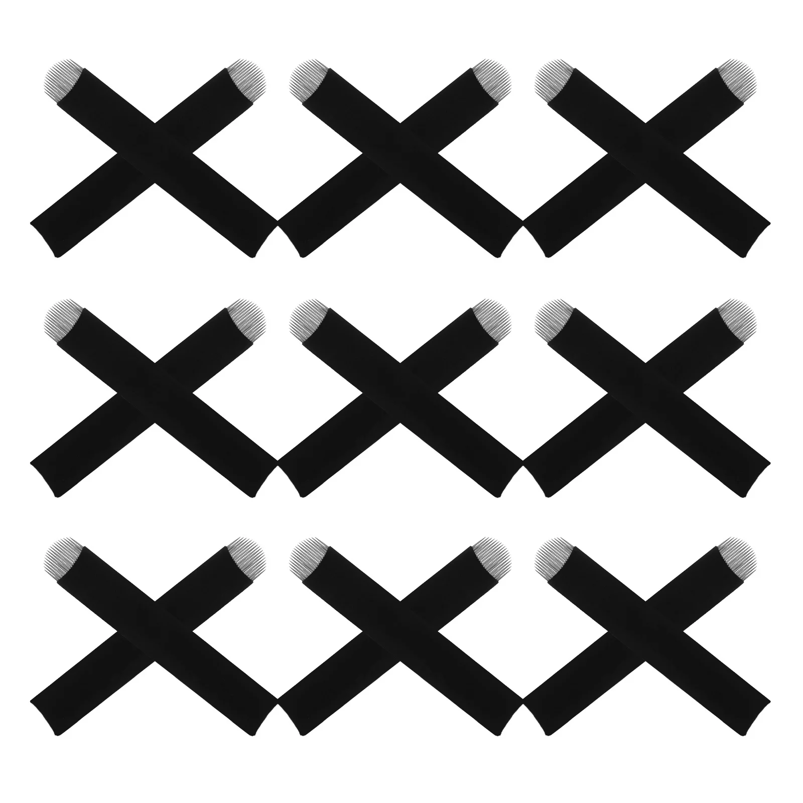 50Pcs Manual Microblading Needles Water Mist Brow Fine Shading Technique Lightweight Mist Application for Salon Or