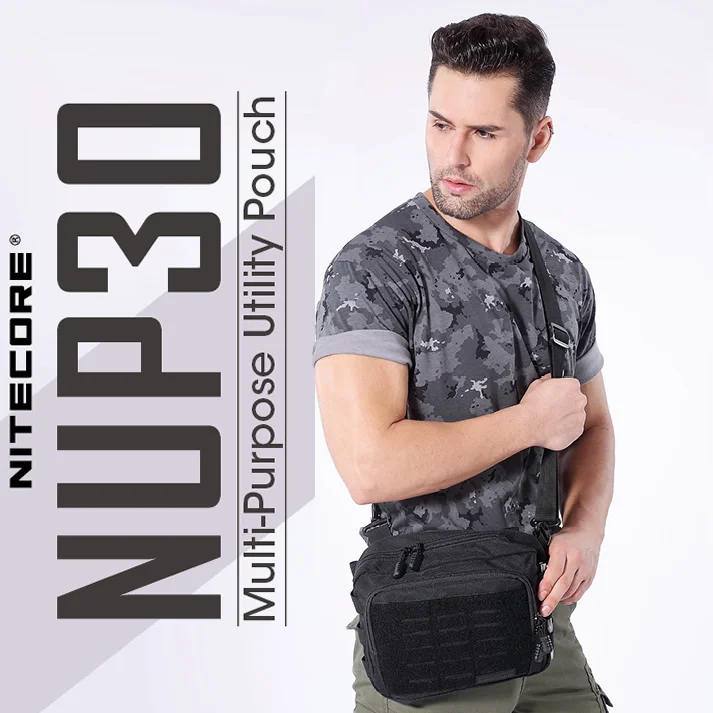 Wholesale Nitecore NUP30 Multi-Purpose Utility Pouch 600D Polyester Fabric Daily Package Travel Running Camp Fishing Picnic Bags
