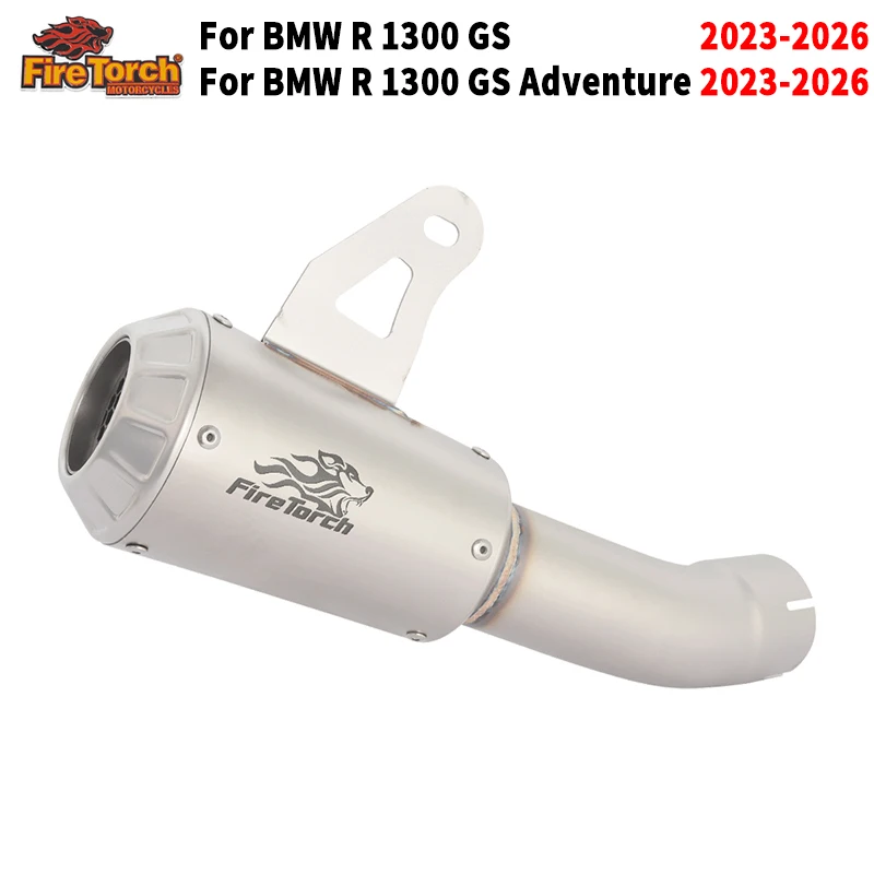 Slip On For BMW R 1300 GS Adventure R1300GS ADV 2023 - 2026 Motorcycle Exhaust System Middle Link Pipe Escape Moto Muffler