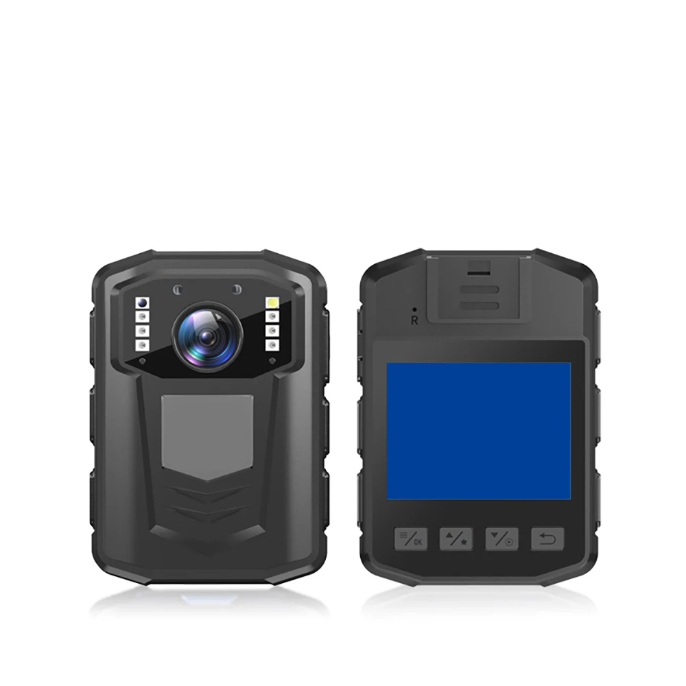 Z08 4K كاميرا صغيرة مسجل فيديو أضواء حمراء زرقاء وامض 2500mAh 8H وقت طويل تسجيل للرؤية الليلية HD كاميرات الفيديو