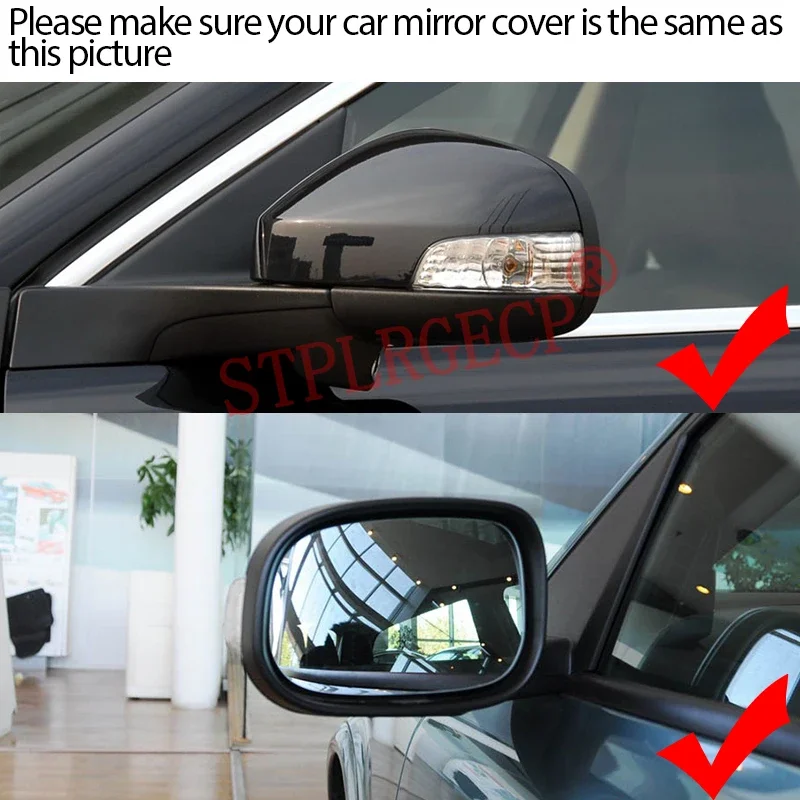 Für Volvo C30 C70 S40 S60 S80 V50 V70 Linker oder Rechter Türseitenspiegel Klares Spiegelglas Beheizter Rückspiegel Ersatz – Detail 2