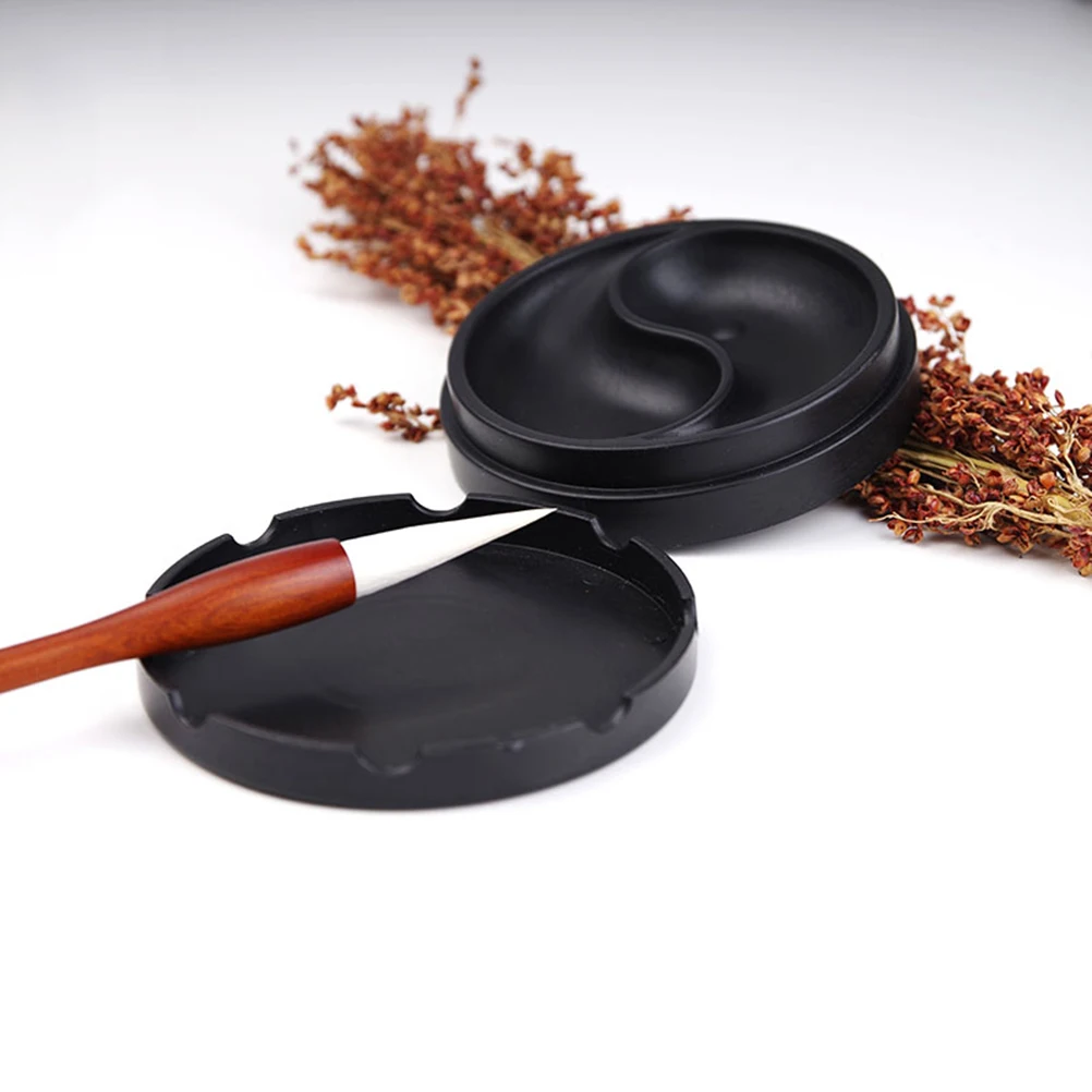 

3pcs Calligraphy Ink Slab Tai Chi Design Traditional Chinese Inkslab For Beginners Smooth Surface Grinding Tool Painting