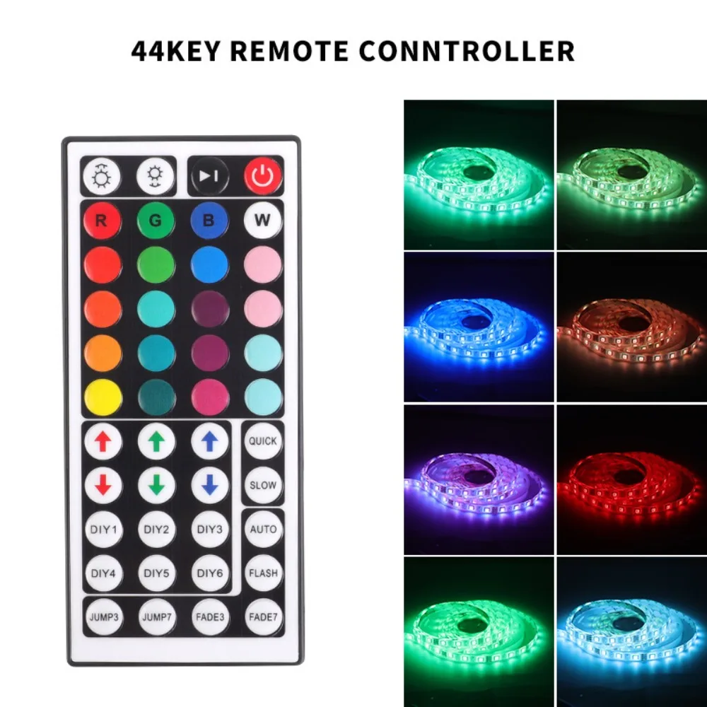 44 Keys IR Remote Control LED Strip Light Controller Double Output 4Pin Smart RGB Controller USB Bluetooth APP Controller