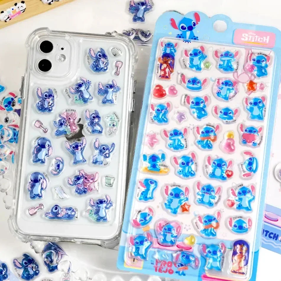 2025 Adesivo in cristallo stereo 3D autentico punto Simpatico cartone animato Conto a mano Adesivi fai da te Custodie per telefoni Adesivi decorativi per tazze d'acqua