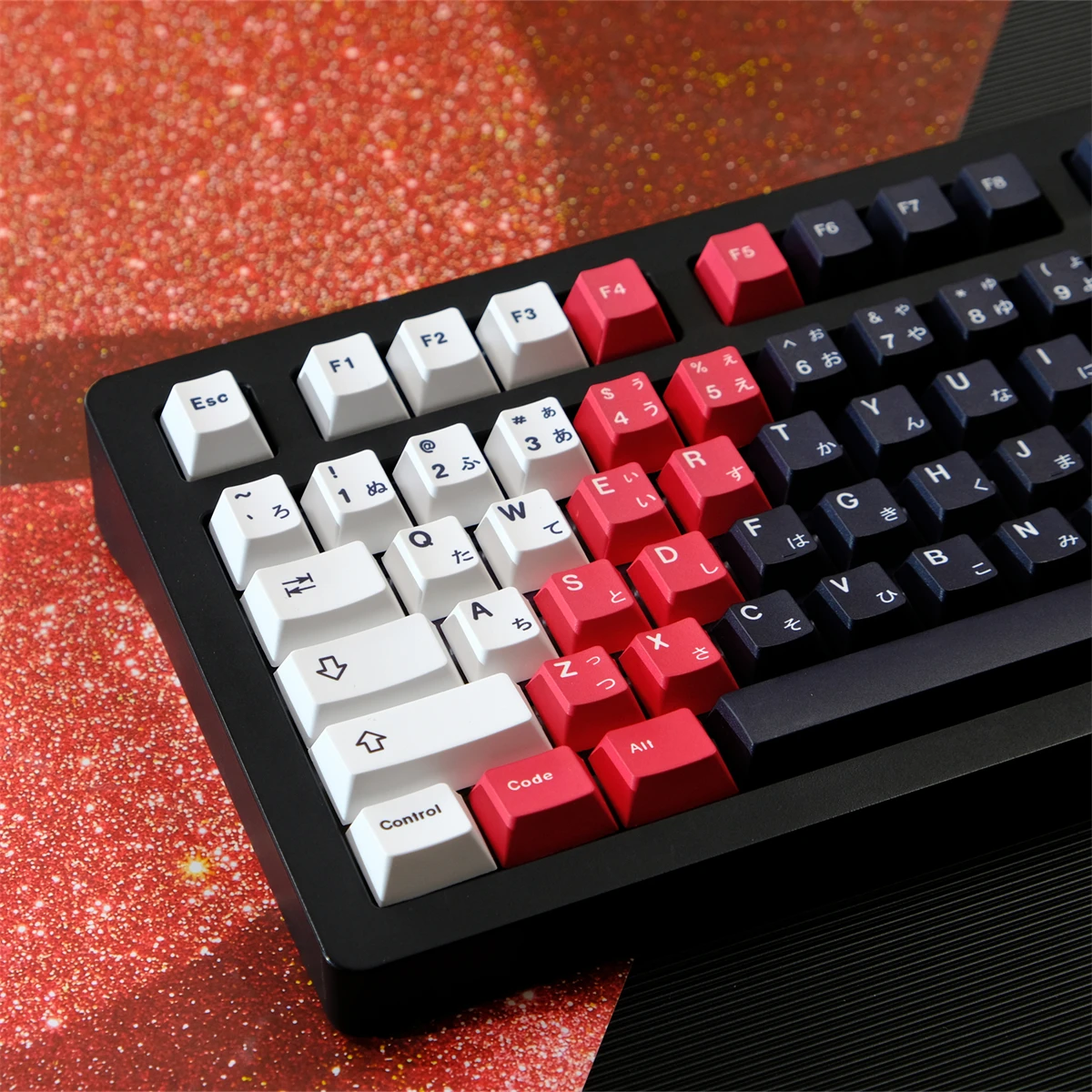 129 Keys Samurai Keycaps Five-sided Sublimation Cherry Profile Keycap For MX switches Mechanical Keyboard Personality Keycaps