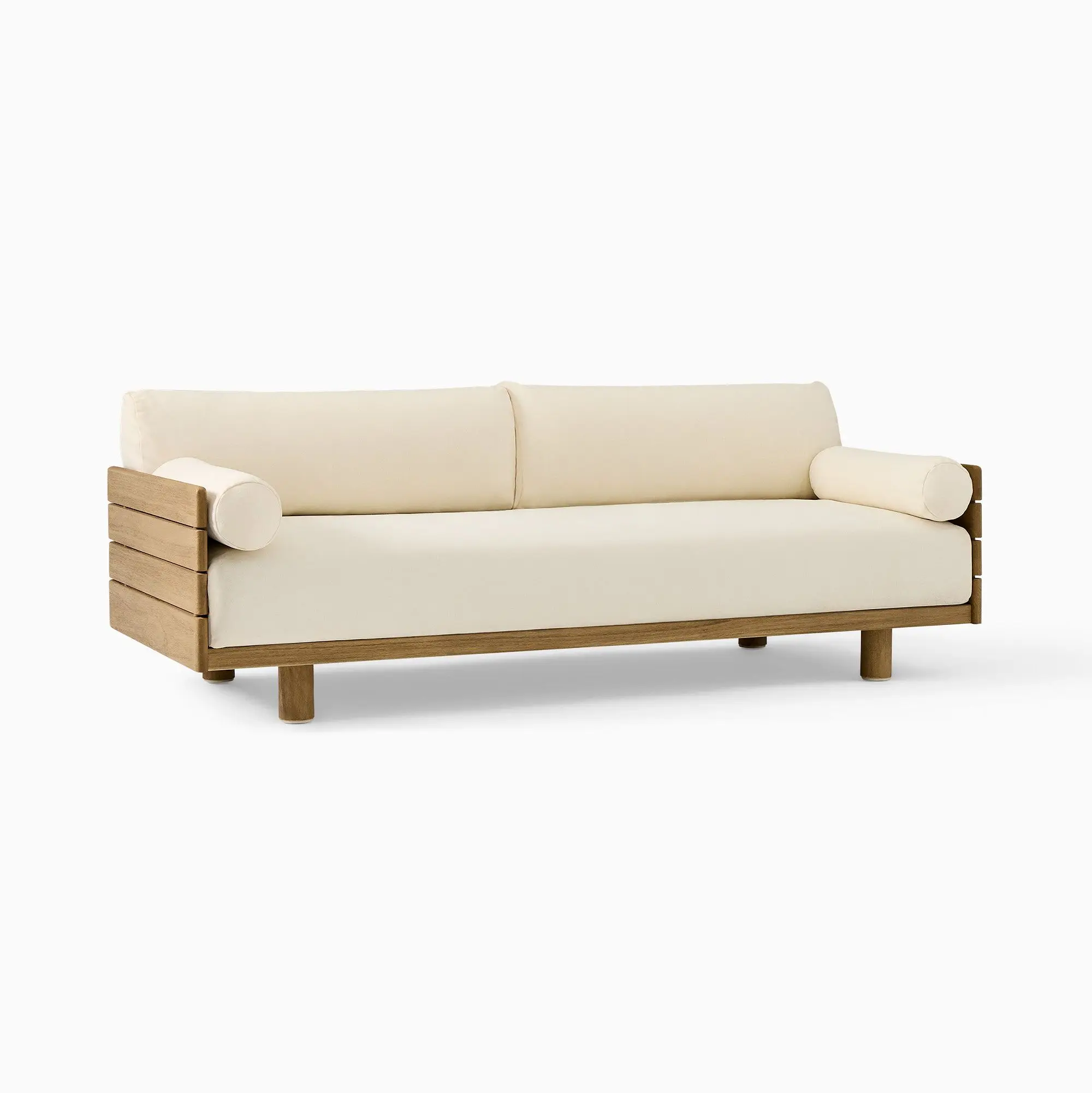 

Customizable for Hot Selling Contemporary Teak Wood Sofa High Quality Outdoor Garden Couch Patio Leisure Furniture