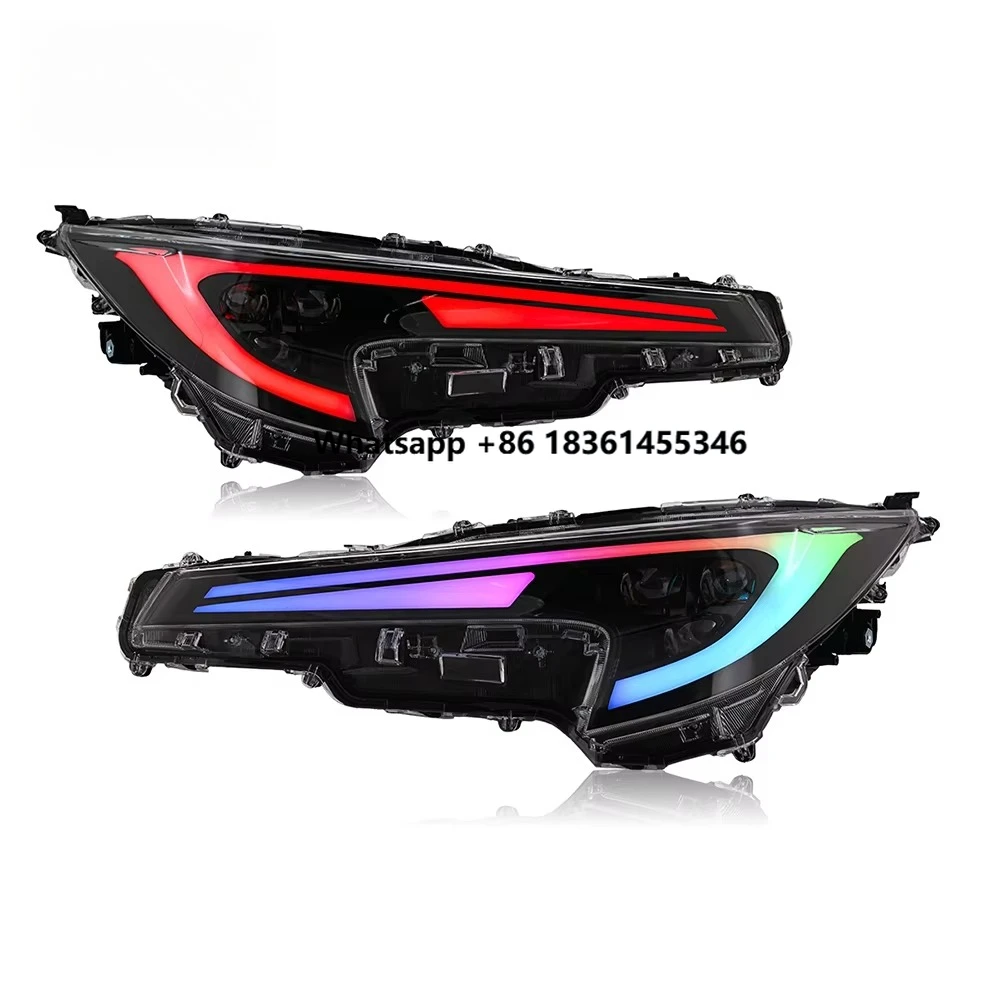 

LED RGB Headlight Assembly Corolla 2020-2024 Headlamp High Brightness Safety Auto Front Lighting System