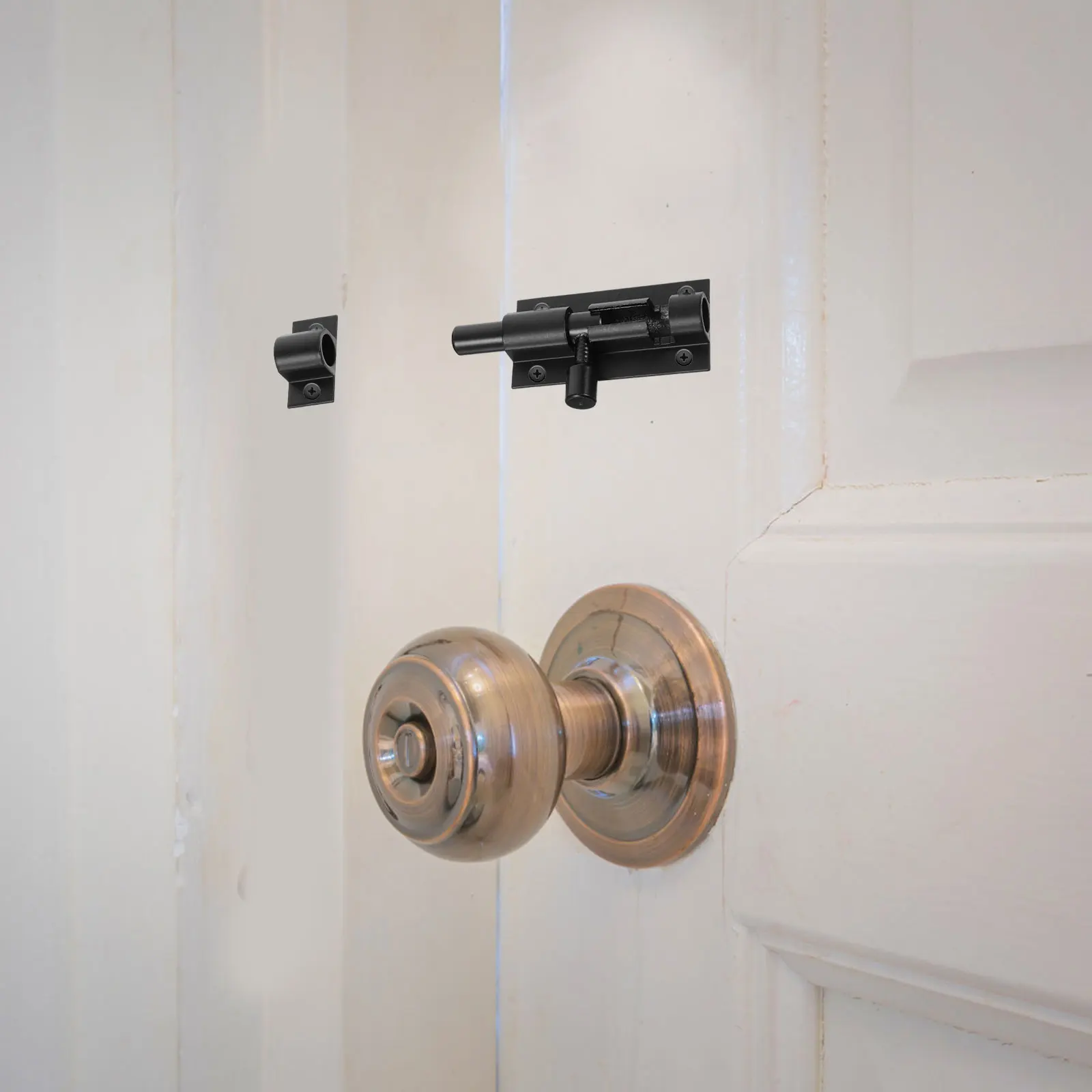 

2Pcs Door Latches Locks for Home Shed Barn French Doors Security Privacy Protection Gate Latch Door Latch Gate Hardware