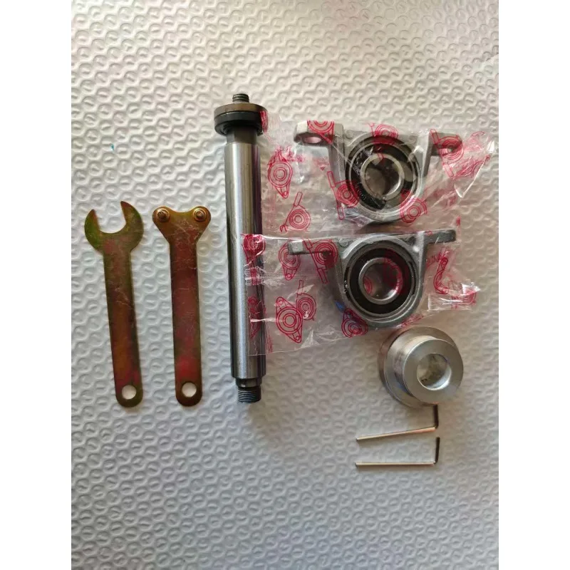 forM14x1mm M14 Thread Spindle Shaft BarShank Pulley Bearing DIYWood Lathe Cutter Headstock Fit Chuck K01-50 K02-50 K01-65 K02-65