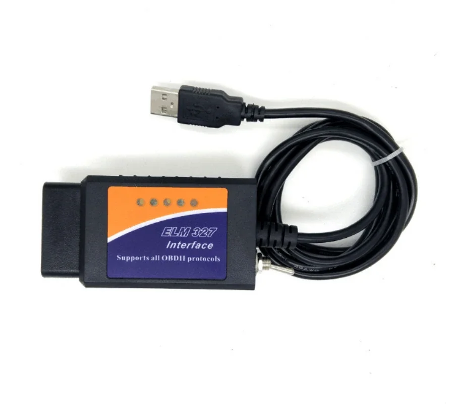 Bestselling ELM327 V1.5 USB 25K80 Chip with Switch Improved OBDII Automatic Code Reader OBD2 on-board Diagnostic Tool