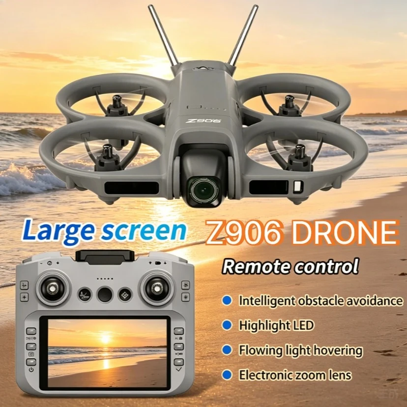 오리지널 Z906 접이식 GPS 드론 8K HD 카메라 5G WIFI FPV 4면 장애물 회피 광학 흐름 자이로 스마트 RC 항공 쿼드콥터