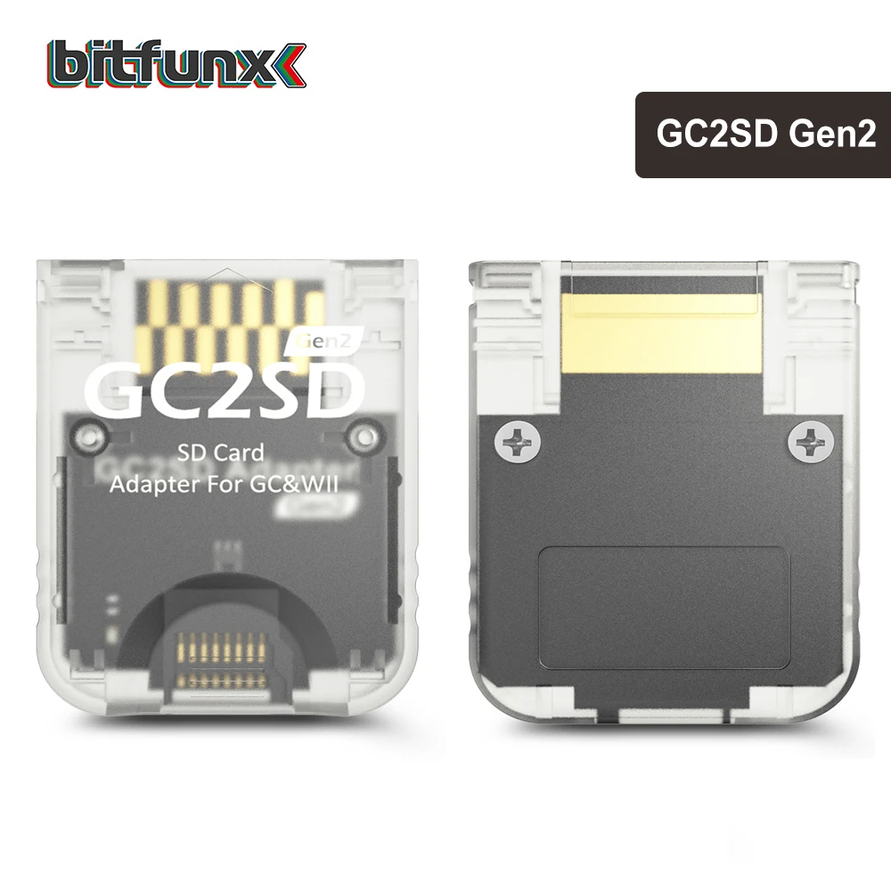 BitFunx GC2SD Adapter karty Micro SD Adapter karty pamięci TF Swisss do konsoli Nintendo GameCube/Wii