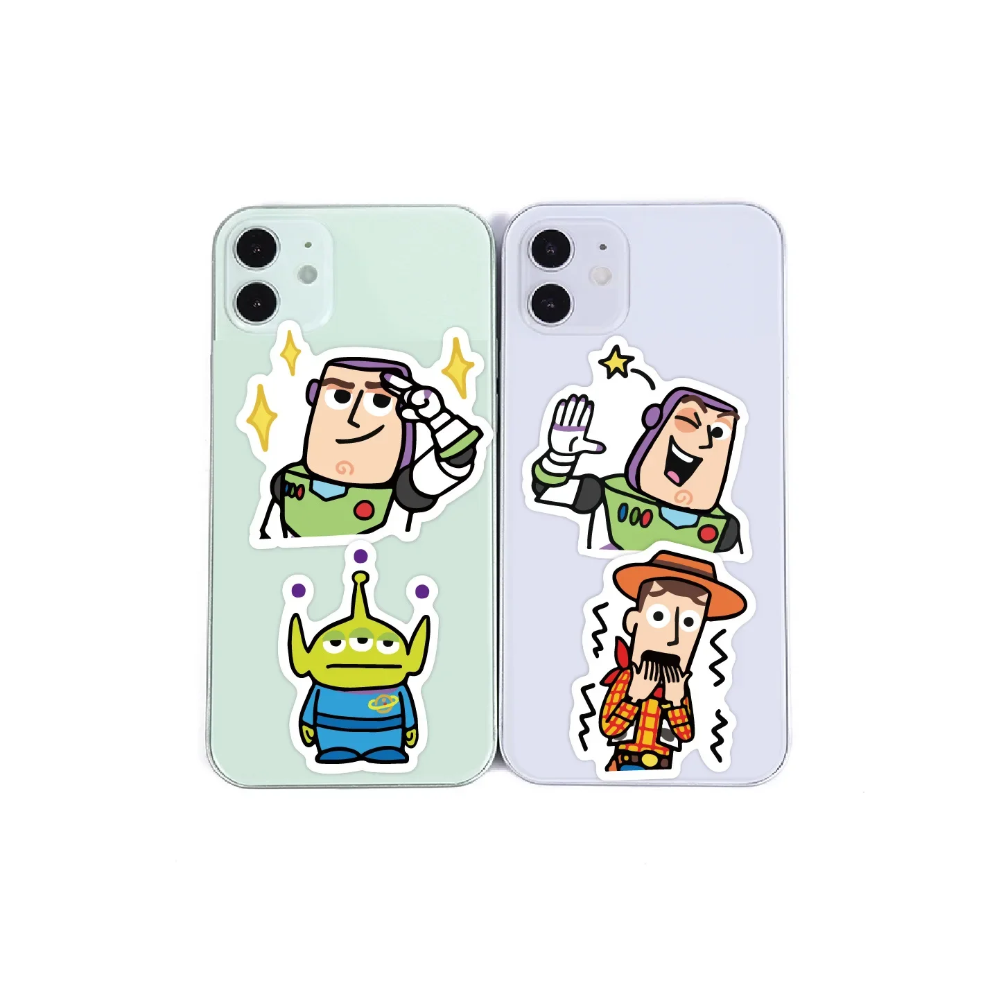 50 Stück 8 Sets Kawaii Animationsfilm-Graffiti-Aufkleber zur Dekoration von Gepäck, Telefon, Gitarre, Scrapbook, Tasse, Auto, klassisches Kinderspielzeug – Detail 15