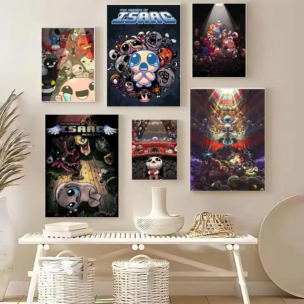 Game T-The B-Binding Of Isaac Poster PP Wall Decor Posters Celebrity Art Prints Aesthetic Wall Art Bedroom Office Home Gift