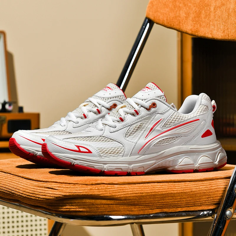 

2025 New Autumn Men's Shoes - Breathable Mesh Running Shoes, Cushioned Carbon Plate Speed Training, Anti-Slip Durable Hiking Sho