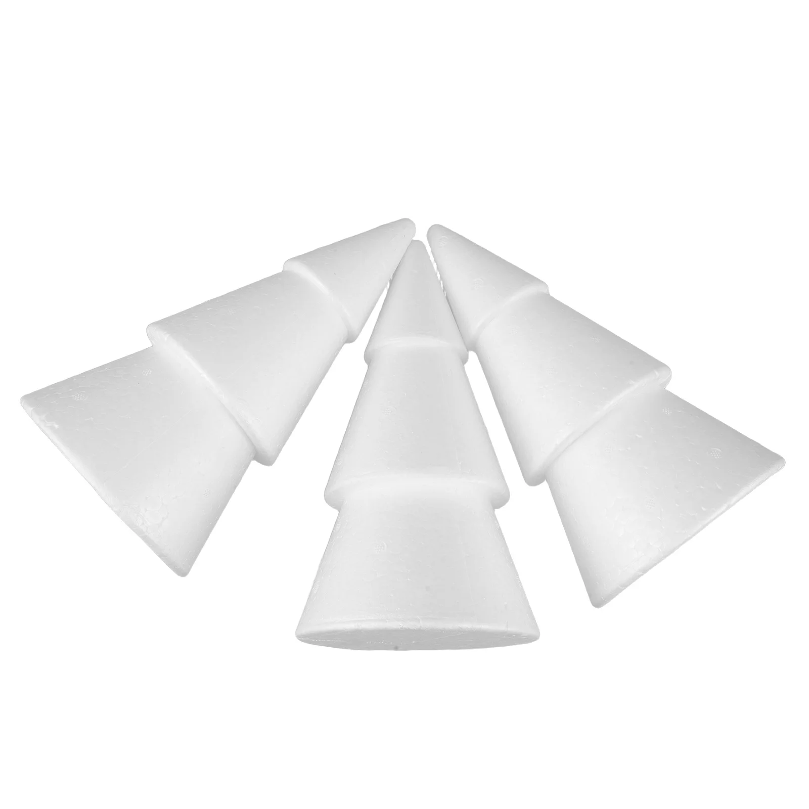 

3Pcs Artificial White Foam Christmas Trees Paintable DIY Craft Supplies for Holiday Home and Party Decor Paintable Ornament