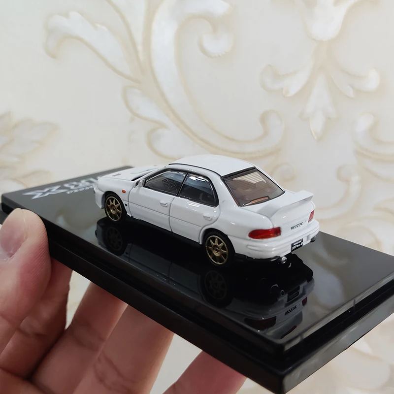 Hobby Japan 1/64 Scale HJ643013SW SUBARU WRX (GC8) STi Version Car Model Diecast & Toy Adult Fans Collectible Souvenir Display