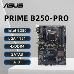 Płyta główna ASUS PRIME B250-PRO obsługuje i7 7700K 6700K i5-7600K 6500 i3-7350K 6300 CPU LGA1151 DDR4 2400MHz SATA III NVME M.2