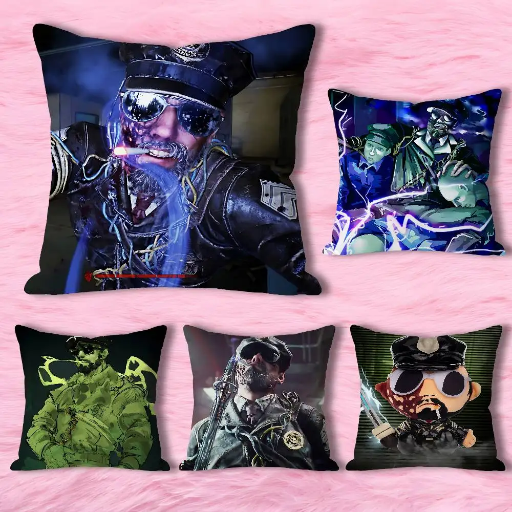 Game O-Outlast Leland Coyle Throw Pillow Case Decoration Bed Custom Square Pillowcase Pad Cover