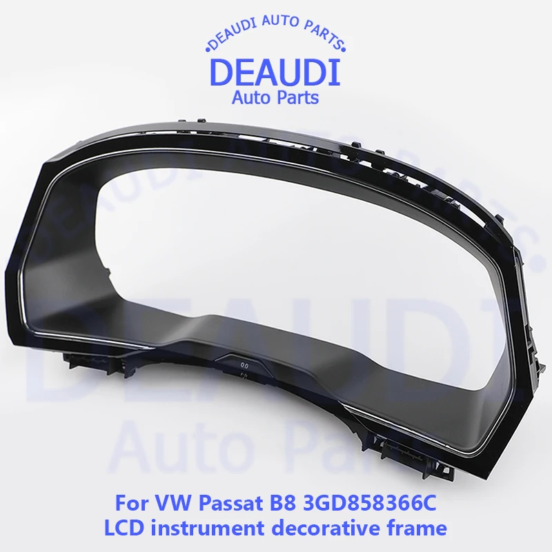 For VW Passat B8 Arteon LCD Virtual Cockpit Instrument Decorative Panel Plates Decorative Frame 3GD 858 366 C 3GD858366C