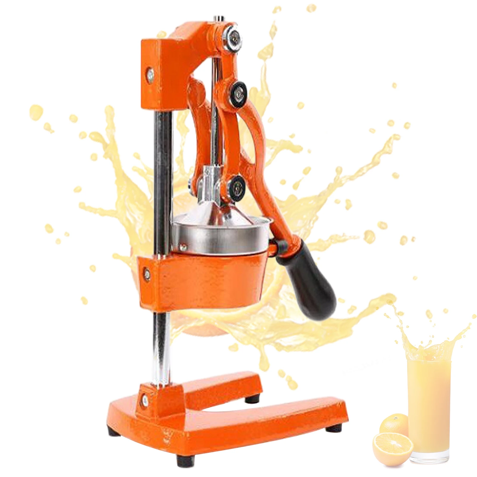 

Home Use Fruit Squeezer with U Shaped Base Cast Iron Juice Machine Multi-Functional Hand Pressed Juice Extractor for Pomegranate