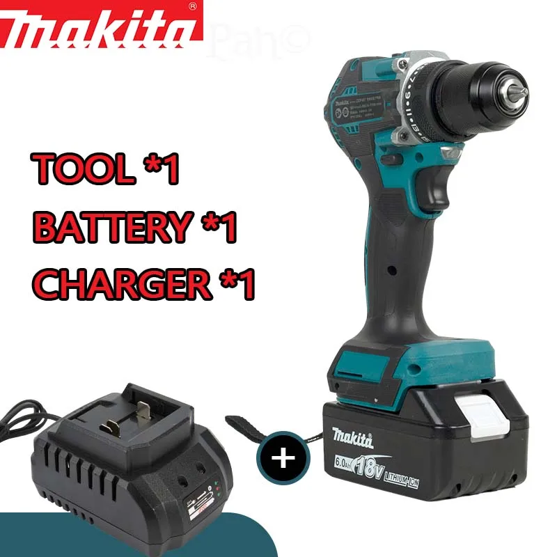 Makita 18V Battery DDF487  Screwdriver Brushless Electric Drill Impact Drill Of Decoration Team Power Tools For Makita