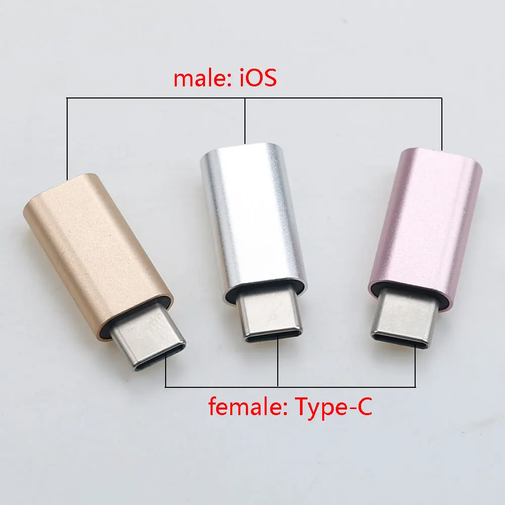 

USB C Male To IOS Female Adapter For iPhone X XR XS Max 8 7 6 6S Plus Type-C to 8pin Charging Synchronous Charger Cable Converte