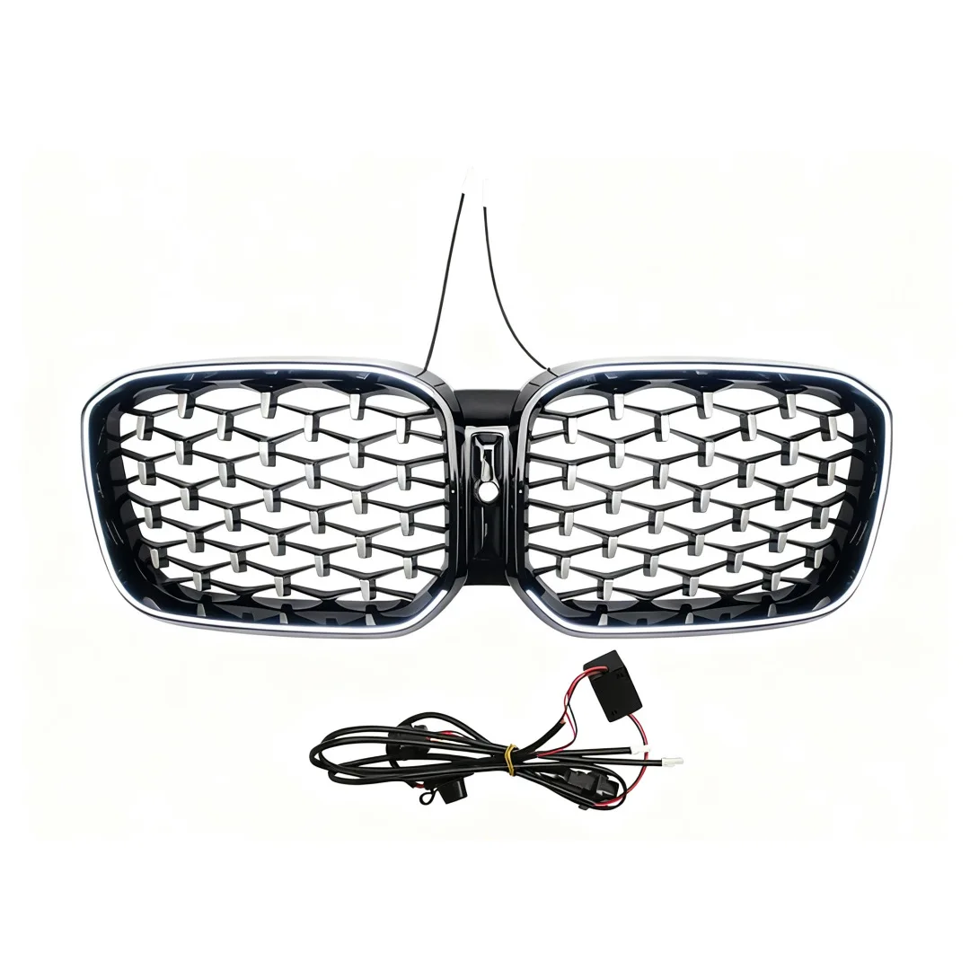 Starlight LED Grille for BMW X3 X4, G01 G02 Diamond Front Grille, Illuminated Radiator Cover, Car Accessories