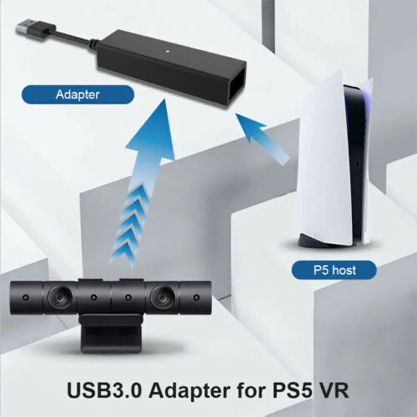 Cho PS5 PS4 VR 4 PS5 VR Đầu Kết Nối PS VR Để PS5 Cáp Camera Mini Adapter