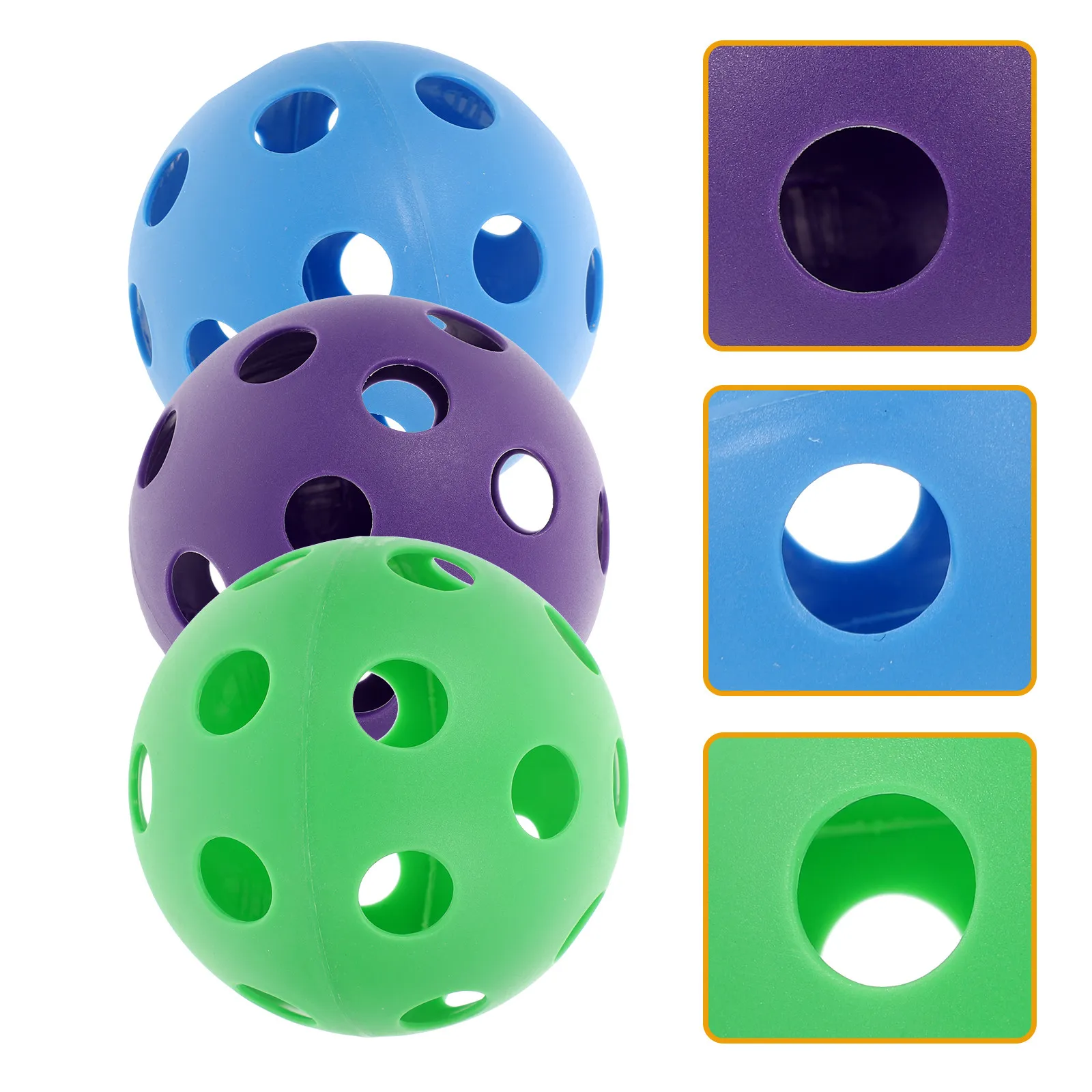 

hole balls ball toy interesting kids toy wear-resistant children toy portable kids supply small ball toy