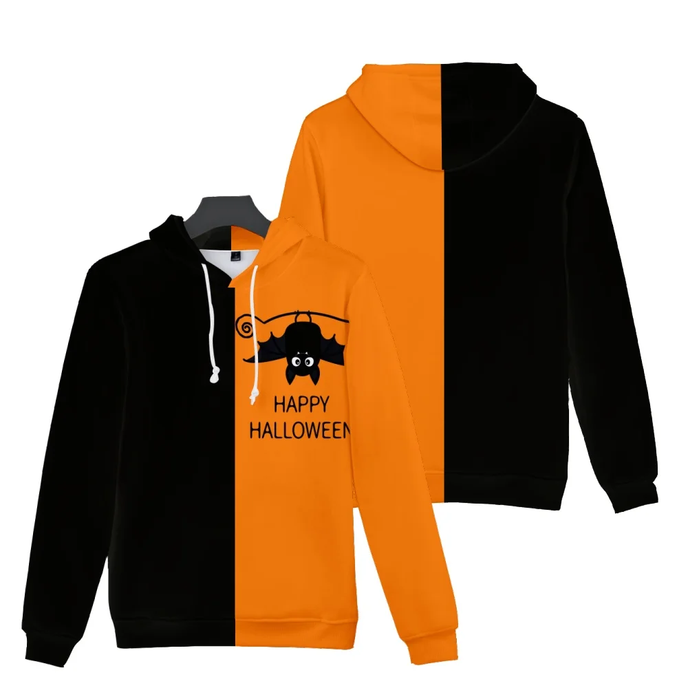 2021 Halloween Hoodie Cosplay Sweatshirt Oversized Tops Simple Clothing Pumpkin Hoody Fashion Sweatshirts Unique Pullover