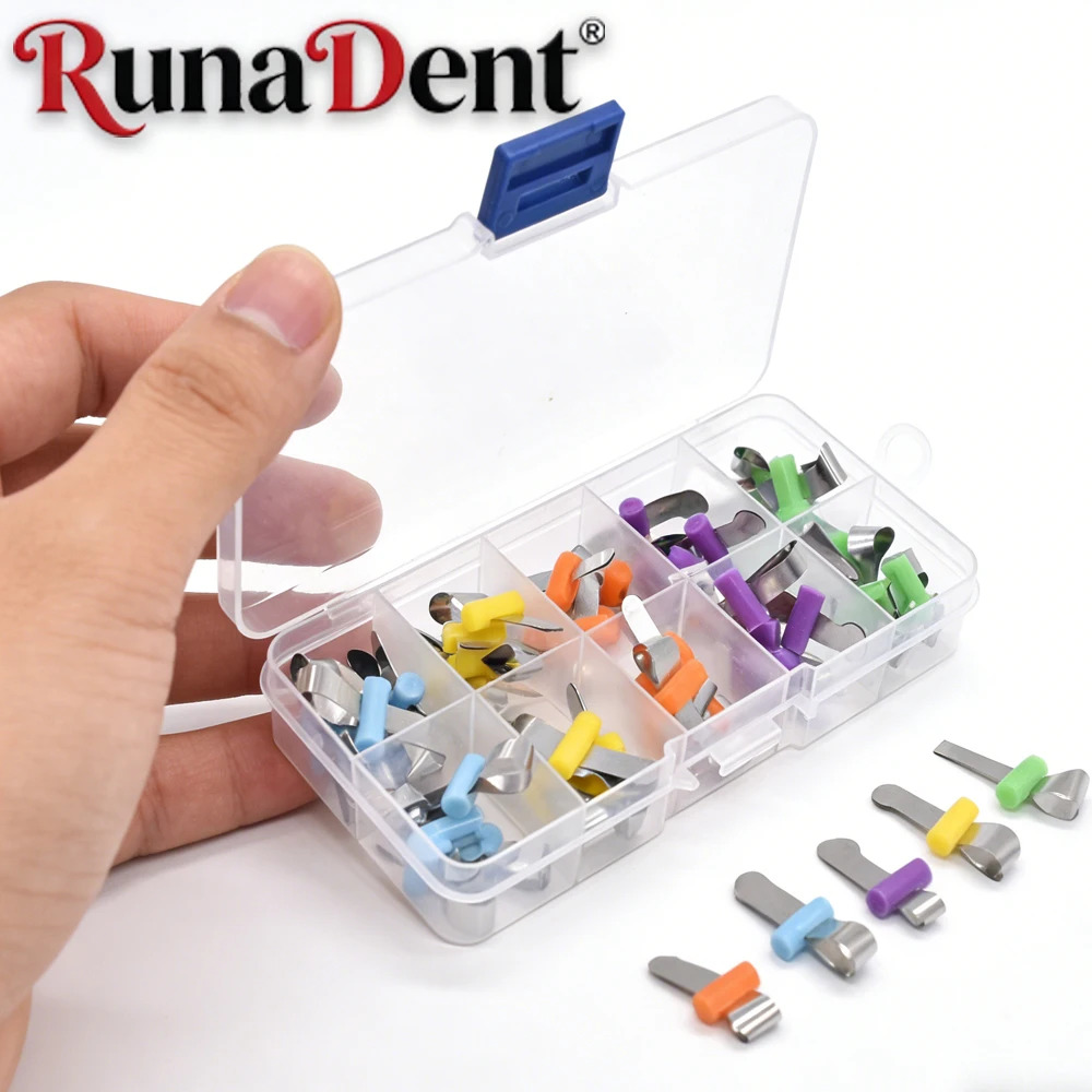 

Набор стоматологических матриц Automatrix, 50 шт., с секционными матрицами и фиксаторами для реставрации зубов