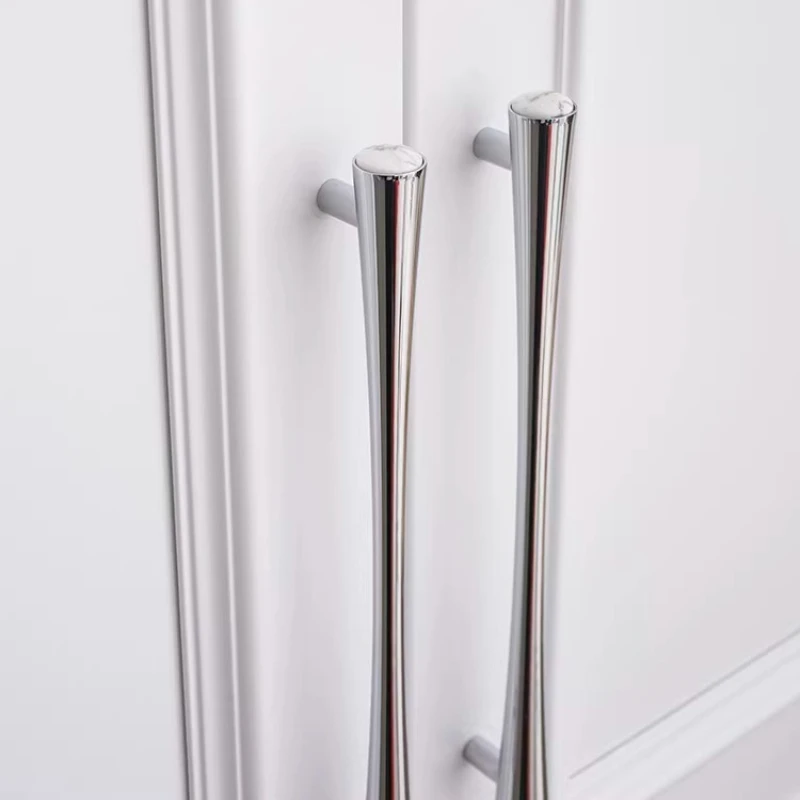 Wardrobe Kitchen Cupboard Cloakroom Bedside Cabinet Pulls Brass+White Turquoise Furniture Handles /Bright Chrome Shoe Cabinets