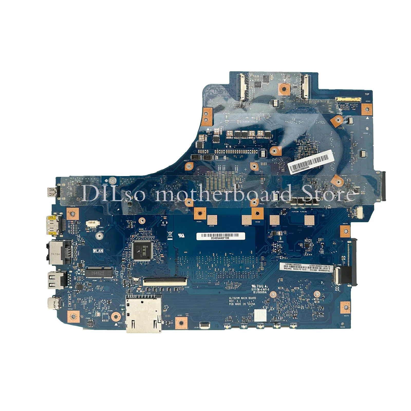 Imagem -02 - Kefu-placa-mãe Portátil para Asus Fx71 Pro Gl752v Gl752vl Mainboard w I76700hq I5-6300hq Gtx960m Gtx965m Placa Gráfica