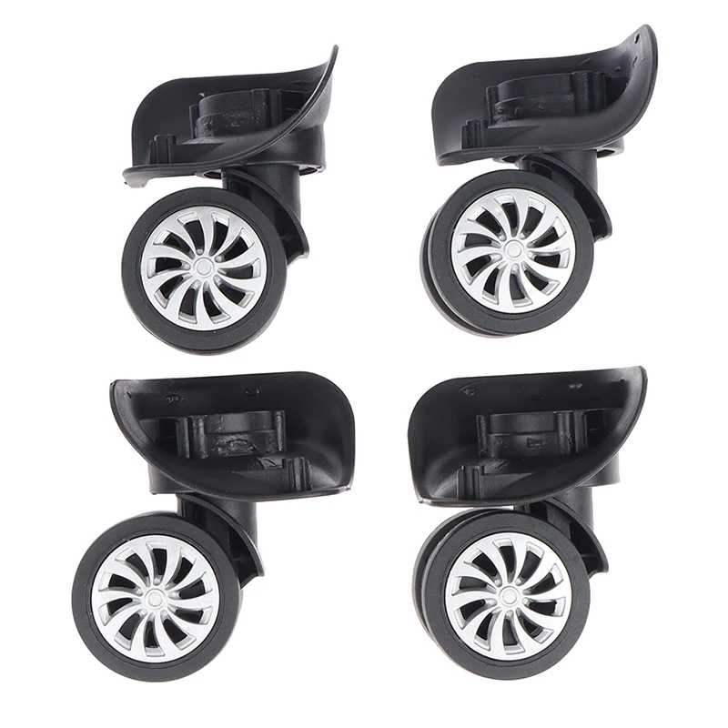 4Pcs Suitcase Luggage Universal 360 Degree Swivel Wheels Trolley Wheel Tools image 5