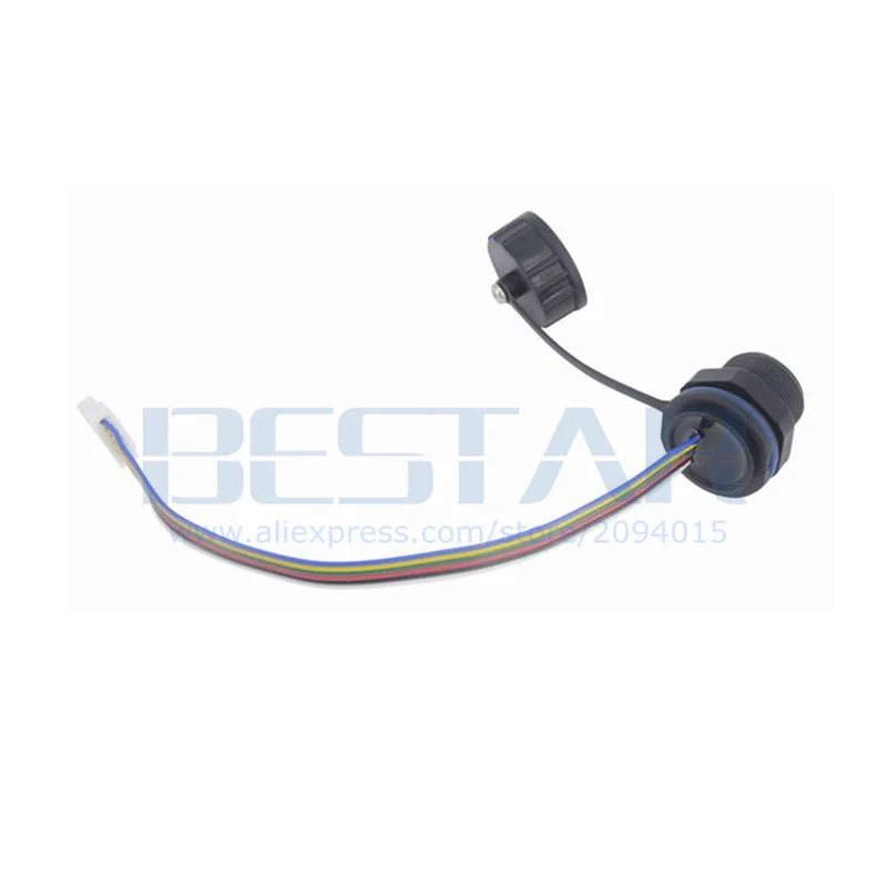 RJ11 M20 موصل مقبس مقاوم للماء XHP 2.54 6P6C خط الهاتف تمديد كابل العالمي 4/6 الأساسية محول موسع