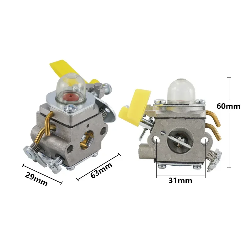 Carburetor For Homelite Ryobi 26cc/33cc Trimmer Blower For ZAMA C1U-H60 Carb Replace 308054003 985624001 3074504 Garden Tool