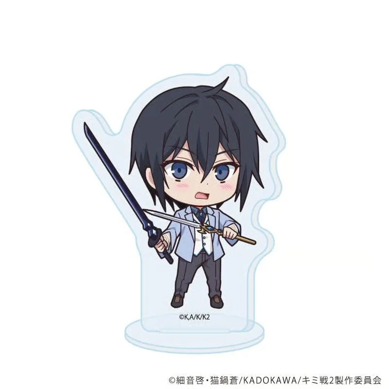 Anime our last crusader or the rise of a new world Q-style Human-shaped Acrylic Stand Model Plate Keychains Desk Decor