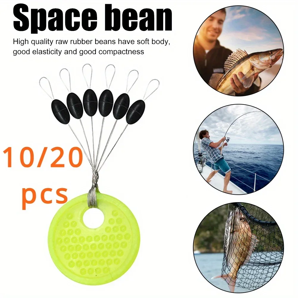 10/20 Groups of Space Bean Sea Fishing Carp Elliptical Plug Fishing Positioning Bean Floating Fishing Floating