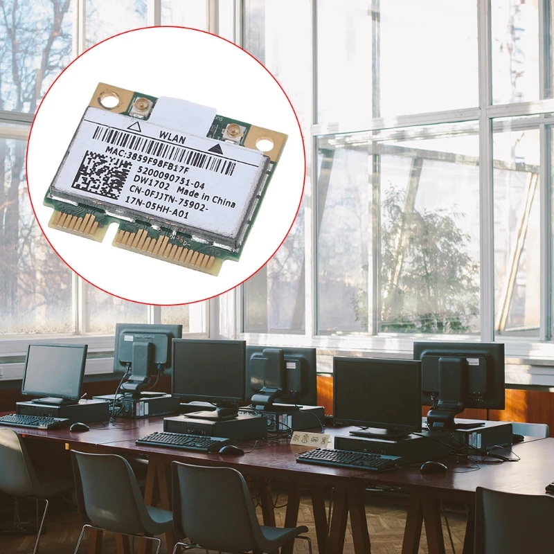 WiFi Tốc Độ Cao Không Dây Và BT Adapter Thẻ DW1702 AR5B195 Card Mạng Bluetooth Tương Thích Dropship