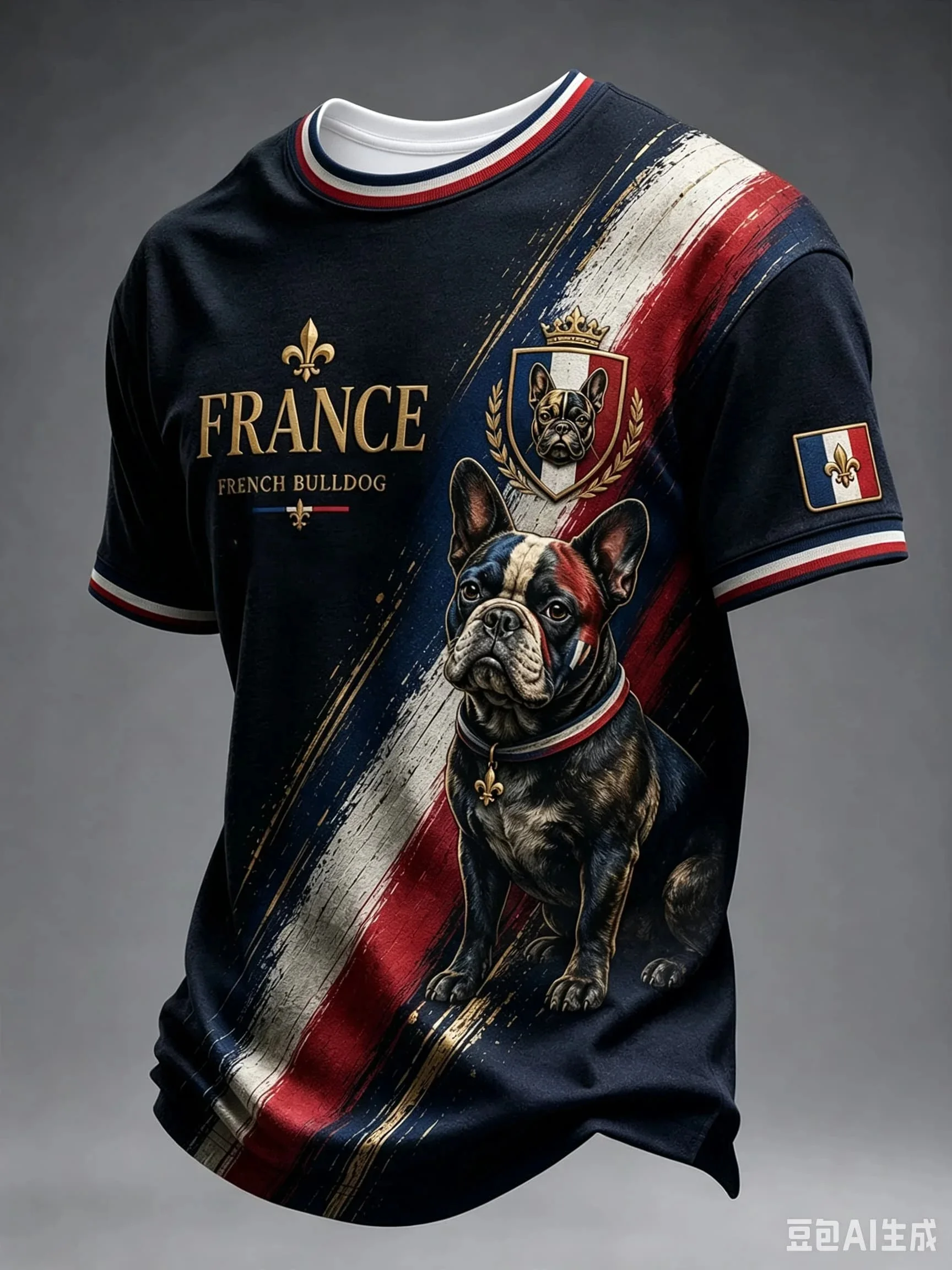 Summer New French Gallic Rooster Mbappe Football Jersey Sports Fans Quick Drying Training Men Women T-shirt Top Family Kids Tees