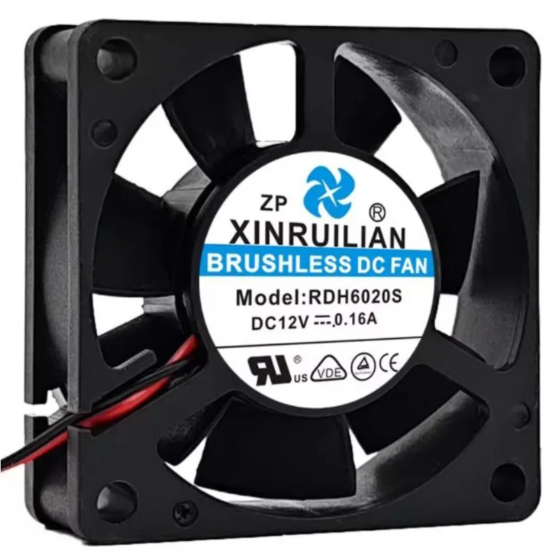 New Cooler Fan for XINRUILIAN RDH6020S 12V 0.16A 6CM 6020 Cooling Fan 60*60*20mm