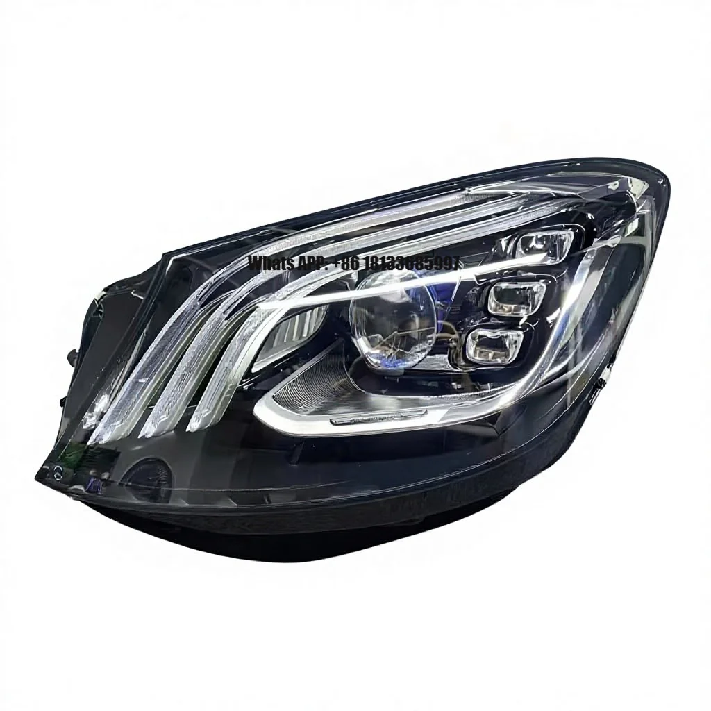 

For Mercedes-Benz S-Clacc 222 LEDHeadlight 2018-2020 S350 S400 S600 S63 S65 AMG Left and Right Headlamps