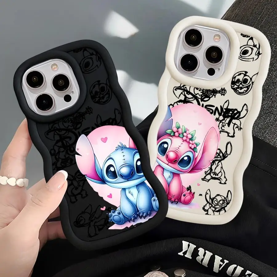 Disney Stitch Cute Phone Case for Redmi Note 8 9Pro 9S 10 11 4G 10S 10Pro 10Lite 11 13Pro4G 5G 11 12 13ProPlus5G 12 13 4G 5G