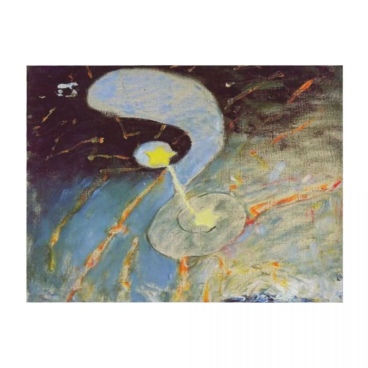 

Hilma af Klint Hilma Primordial Chaos, No.2 Throw Blanket Loose Single heavy to sleep warm winter Blankets
