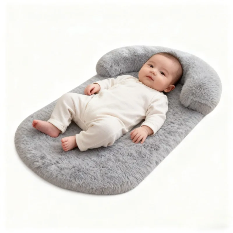 

Winter Baby Photo Play Mat - Multi-Functional Newborn Photography Surface for Safe Play &Development.ニューボーンフォト personnalisé bebe