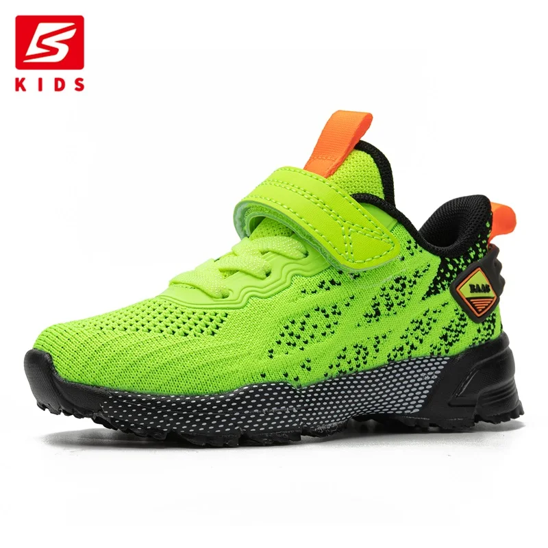 Baasploa-Zapatillas deportivas ligeras y transpirables para niños, zapatos informales para correr, zapatillas de deporte, estilo y Color aleatorios