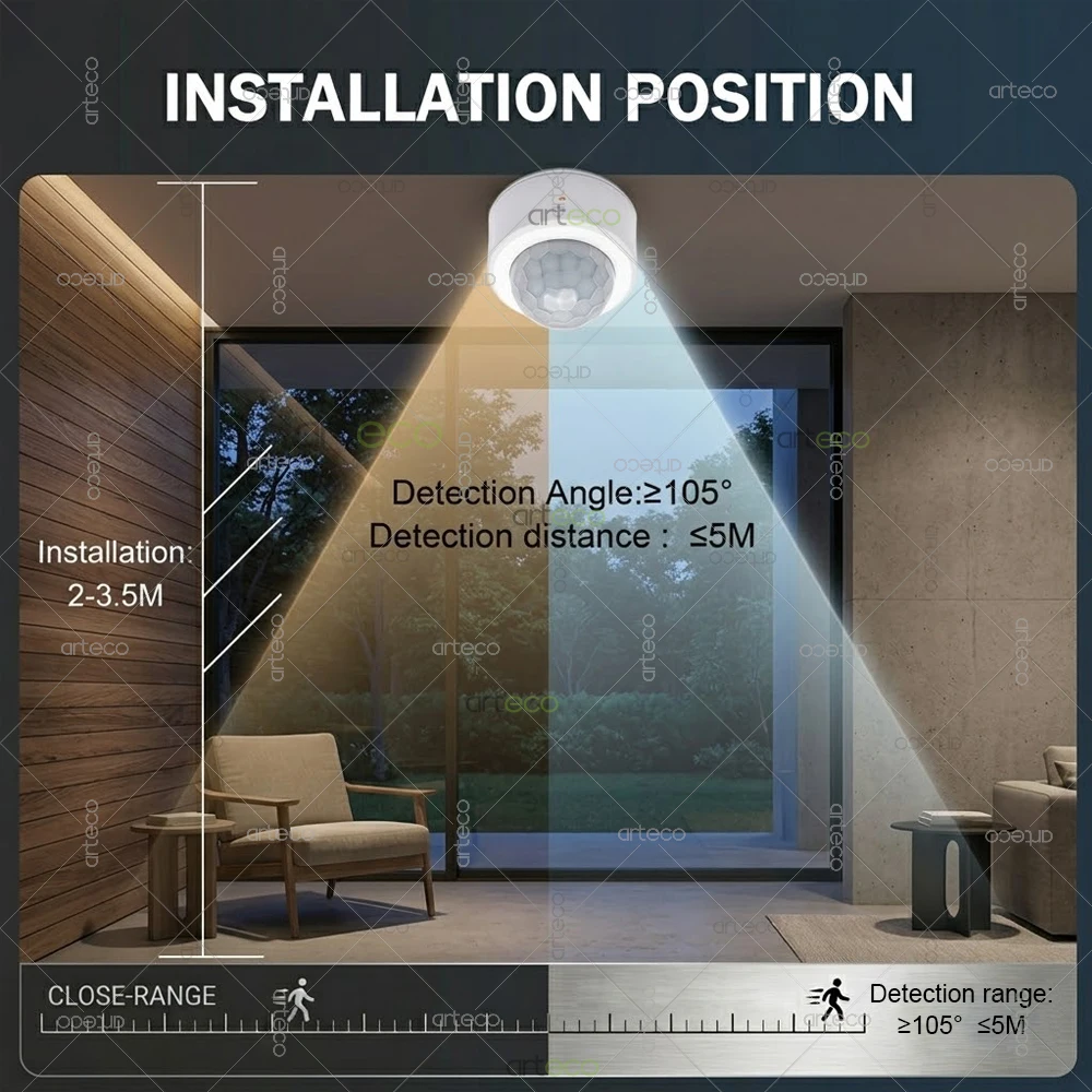 Intelligenter Zigbee-Anwesenheitssensor mit 24G-MMWave-Radar, PIR-Bewegungserkennung, Lichtstärke-, Temperatur- und Feuchtigkeitssensor, für Tuya Z2M Heim-Sicherheitsautomatisierung – Detail 10
