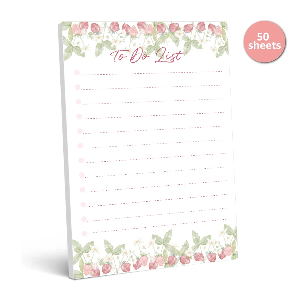 2pcs, To-Do Notepad - 50 Sheet Daily Planner Notebook, 5.5x3.9 Inch, Tear-Off Notepad, Task List, Memo, Back to School, Planner