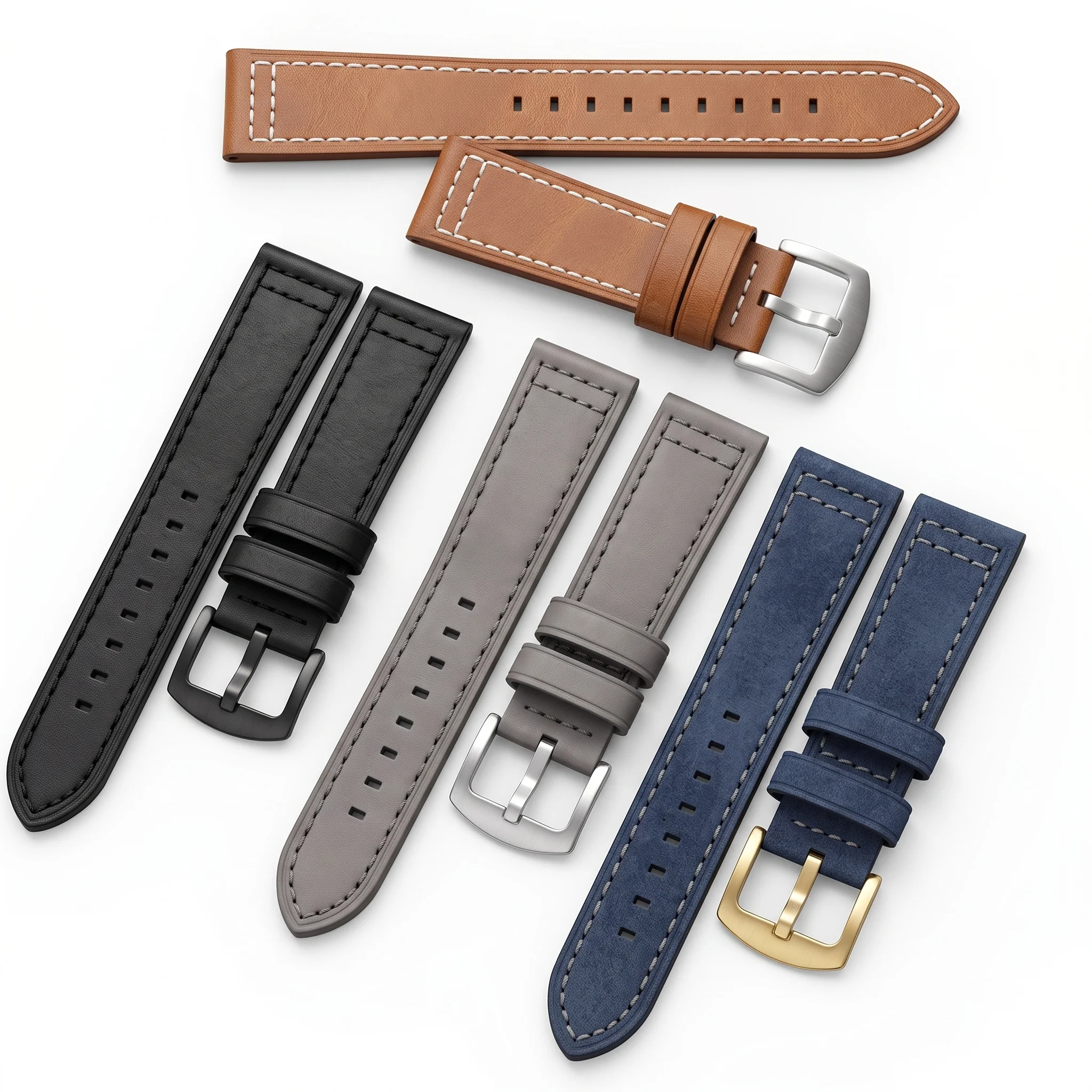 حزام ساعة من الجلد الطبيعي الف - مراجعة Leather Strap Quick Release وسعره